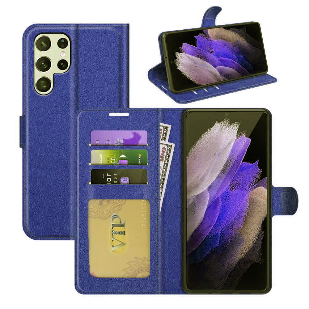 Leather Folio Wallet Case for Samsung Galaxy S24 Ultra Leather Folio Wallet Case for Samsung Galaxy S24 Ultra